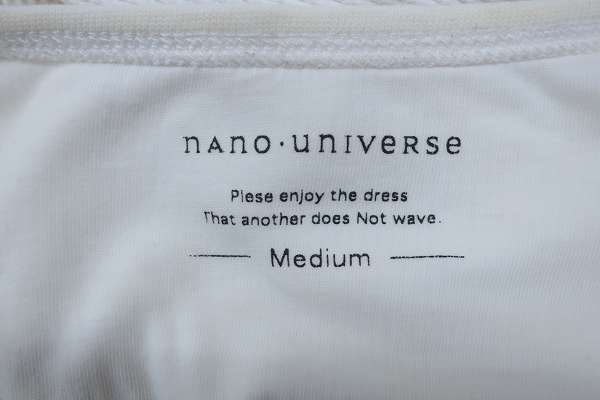 at1526/ナノユニバース サーマルTシャツ nano universe_画像3