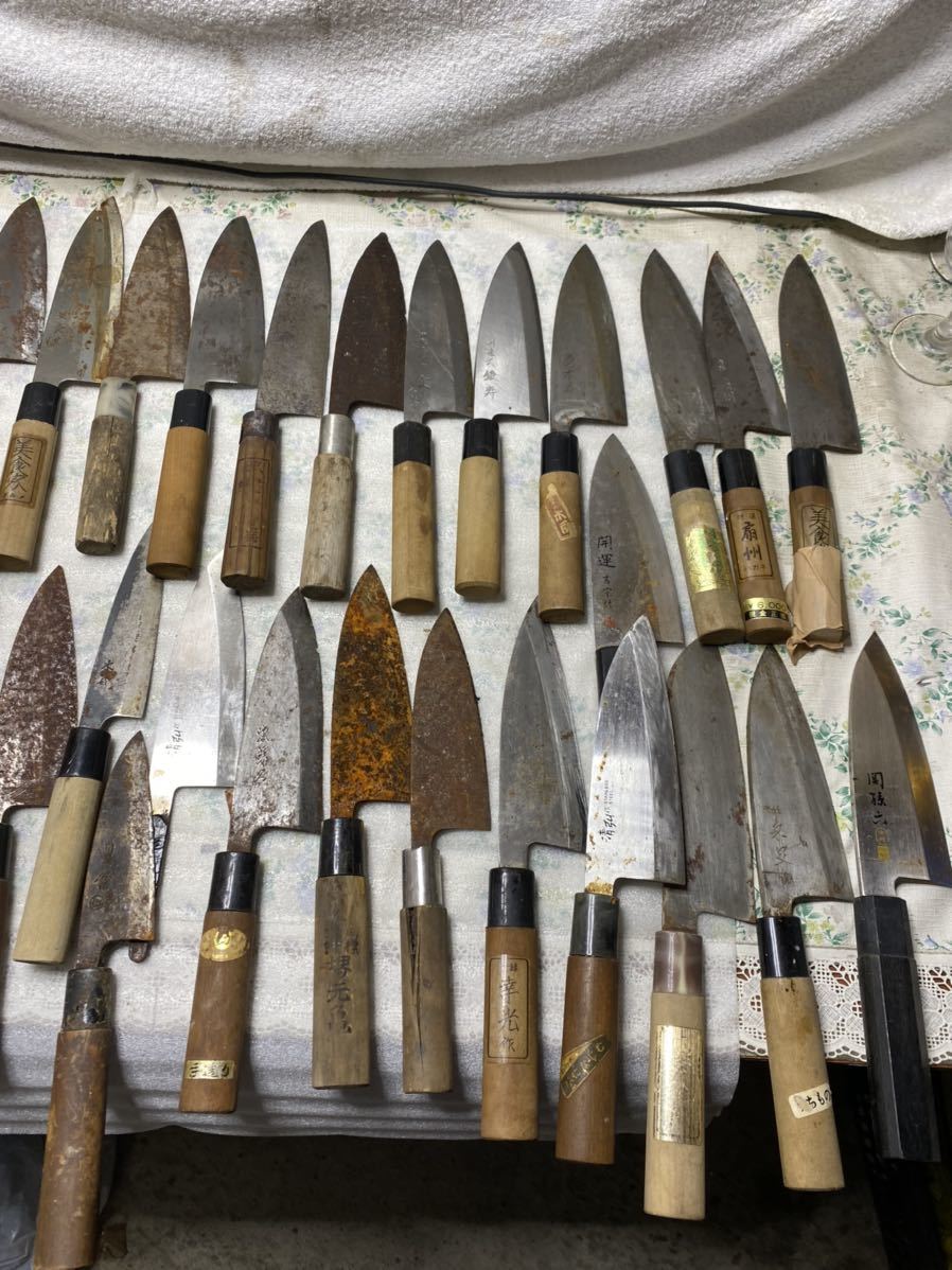No:2 包丁 堺 三徳包丁 46 本まとめて売る | normanhubbard.com