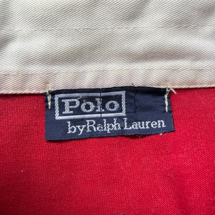 Polo by Ralph Lauren オールドラルフローレン ビッグポニー ラガーシャツ メンズL相当_画像8