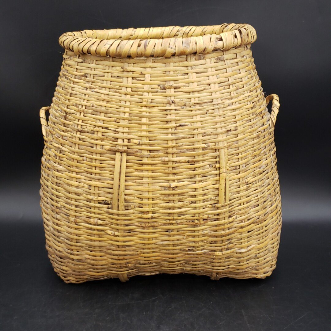 正規品販売! Yahoo!オークション - 魚篭 φ24cm 幅30cm 奥行24cm 高さ32cm 竹 木工、竹工芸
