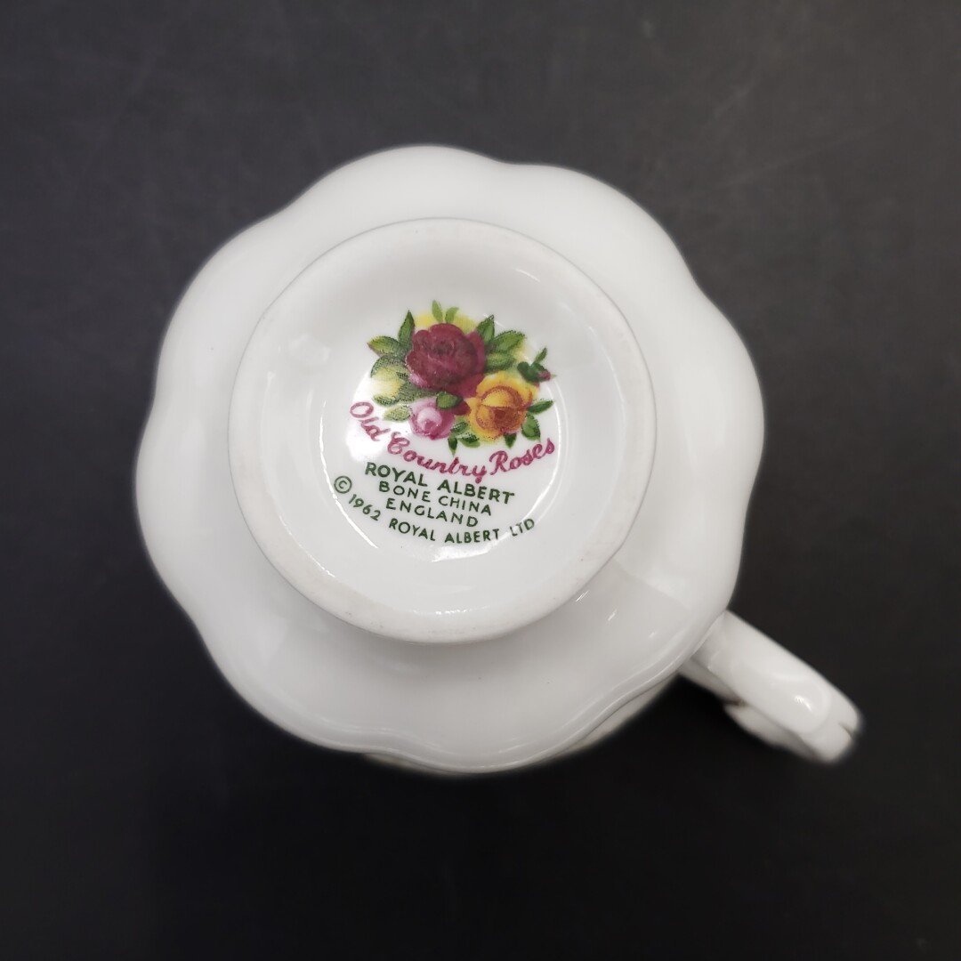 カップ＆ソーサー ROYAL ALBERT Old Country Roses ロイヤルアルバート オールドカントリーローズ バラ ローズ アンティーク【80s1504】_画像5