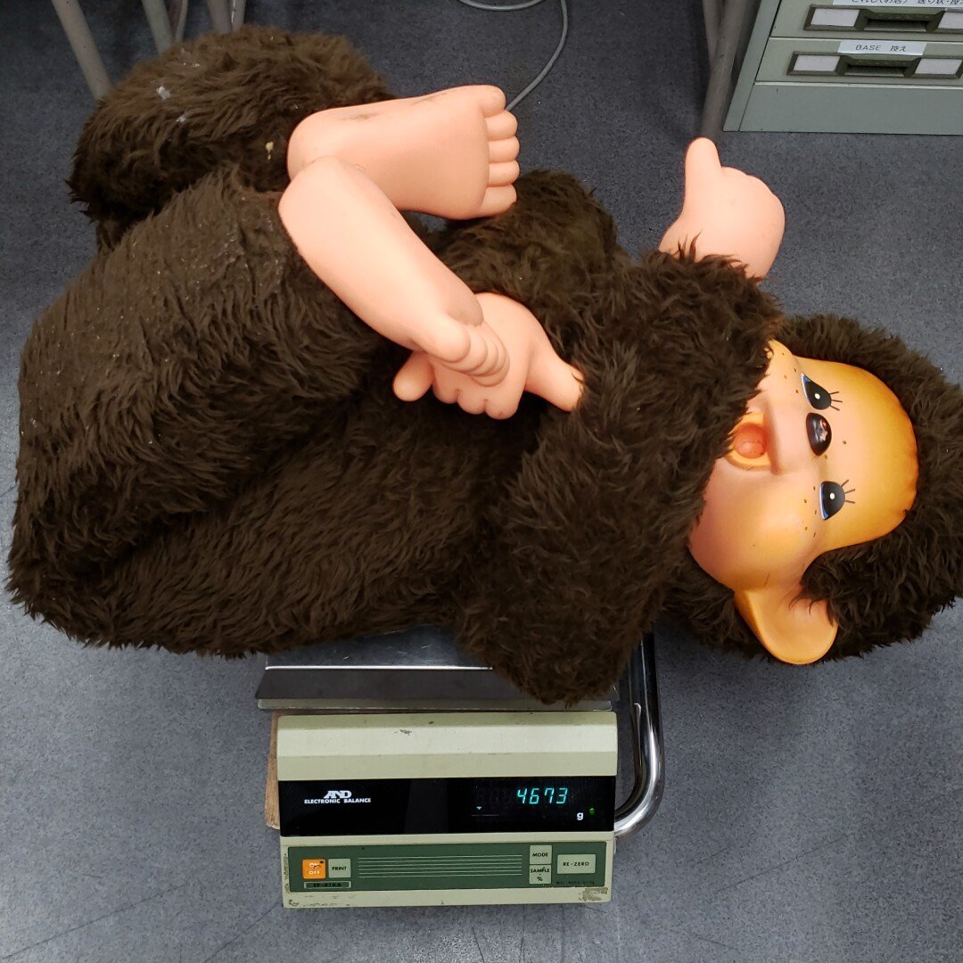 超特大!! 全長110cm! モンチッチ ぬいぐるみ セキグチ 日本製 超特大!! 全長110cm! モンチッチ ぬいぐるみ セキグチ 日本製