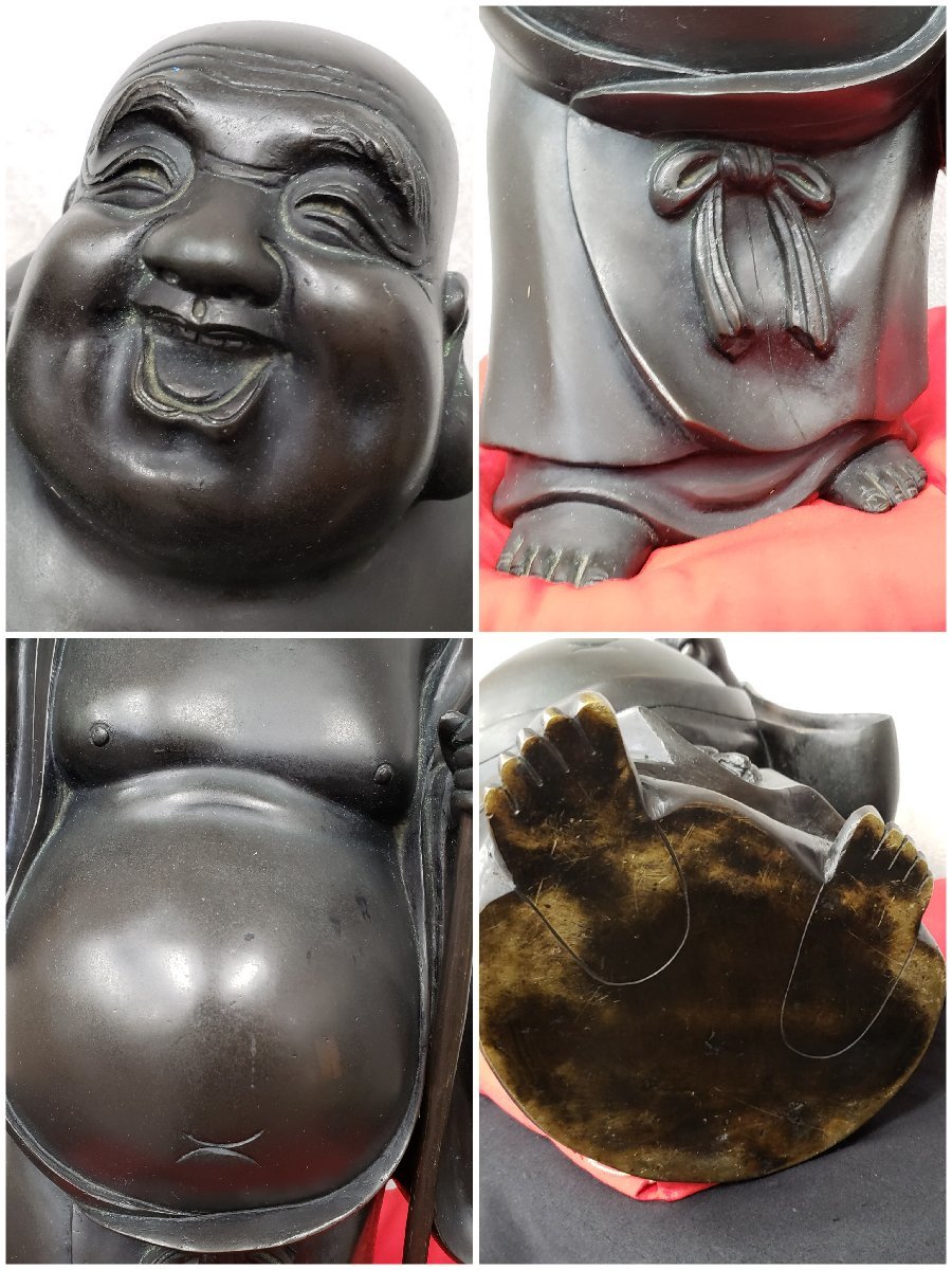 高岡銅器 銅製置物 月見布袋 10号 41-06 - 通販 - colombiantime.com.co