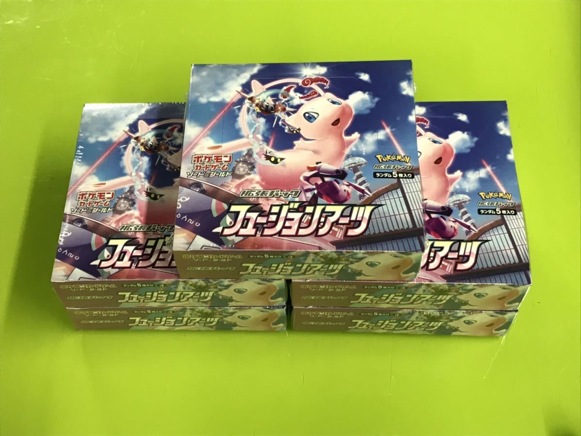 お買い得定番 ポケモン - フュージョンアーツ ポケモンカード 5 BOX