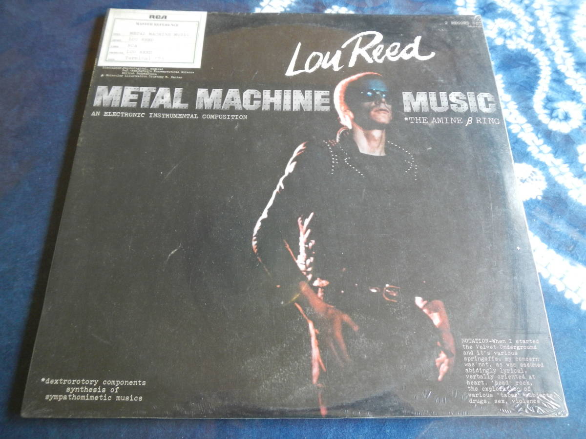 【LP】LOU REED(CPL2-1101米国RCA1975年初回SEALED未開封METAL MACHINE MUSICルーリード無限大の幻覚メタルマシーンミュージック)_画像1