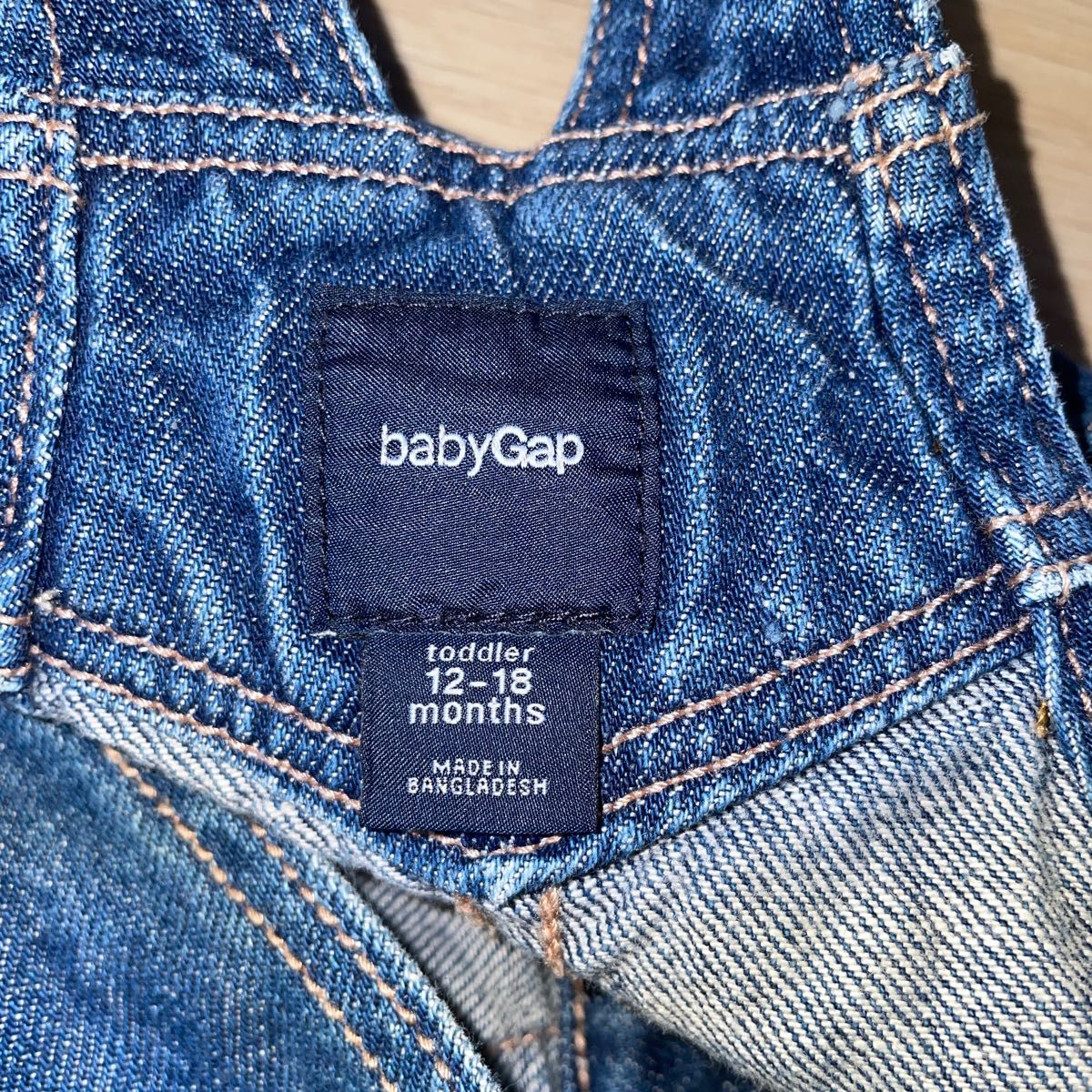 BABY GAP ジャンパースカート デニム 12-18ヶ月 80cm デニムジャンパースカート｜PayPayフリマ