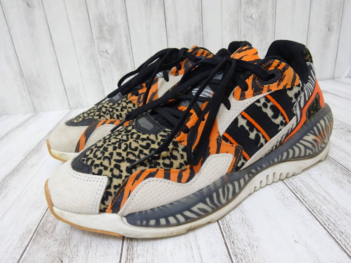 ATMOS x adidas Originals ZX ALKYNE スニーカー レオパード ゼブラ タイガーカモ 28.5cm アトモス アディダス オリジナルス アルキン