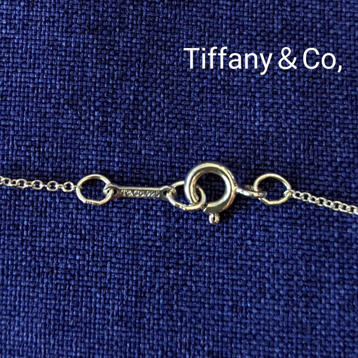 ティファニー 　TIFFANY&Co　 スターリングシルバー　　　　ハートネックレス 　ラビング　ダブルラビング