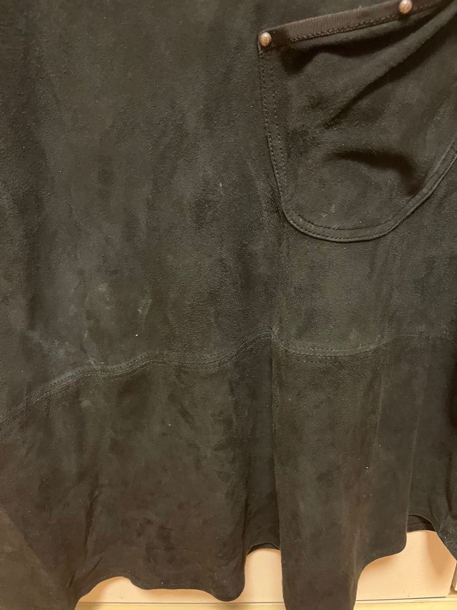 Porter Classic GOAT SUEDE VEST BLACK | alfasaac.com