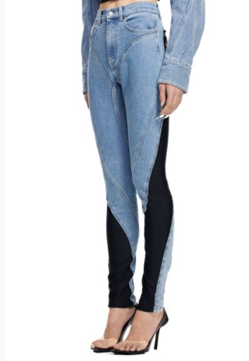 H&M mugler スパイラルデニムパンツ 50 www.capex.com.ph