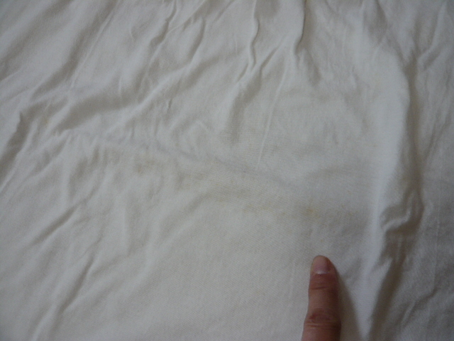 新品　未使用　タグ付　ノースオブジェクト　半袖Tシャツ　カットソー　重ね着風　Lサイズ　綿100%　白　★_薄らシミございます。