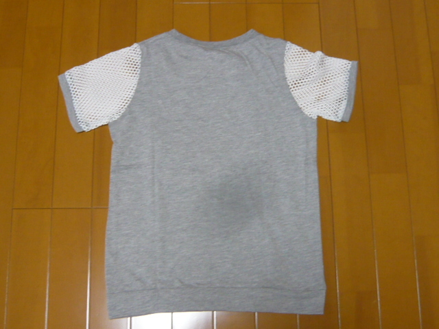 新品　未使用　タグ付　お袖のメッシュがかわいい　半袖Tシャツ　カットソー　150cm ★_画像5