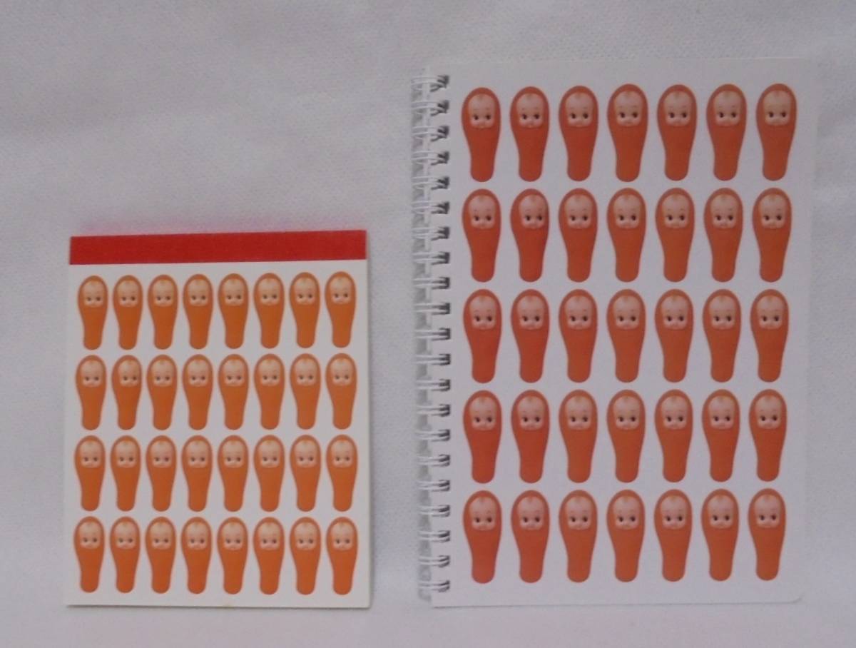 たらこキューピー　メモ帐　リングノート　未使用　保管品