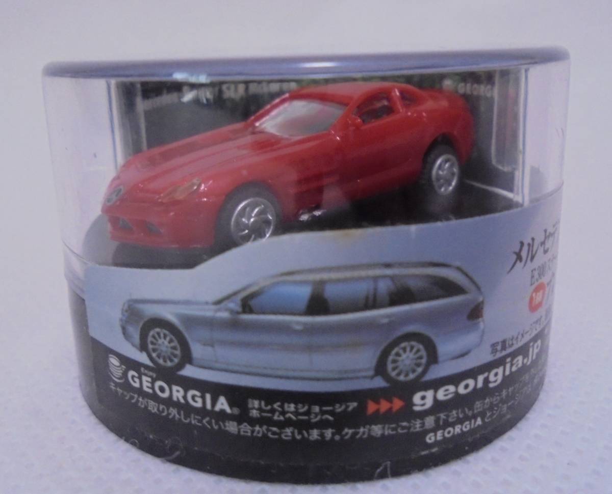 レア 非売品 メルセデス・ベンツ　1/100スケール　ミニチュアカーコレクション　Mercedes-Benz SLR McLaren　GEORGIA 未開封　保管品_画像2