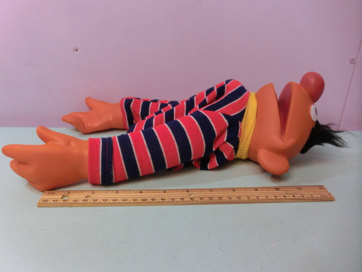 セサミストリート 70s ビンテージ アーニー バート ハンドパペット ドール 手踊り人形 ペア◆Sesame Street Hand Puppet Doll Ernie Bert