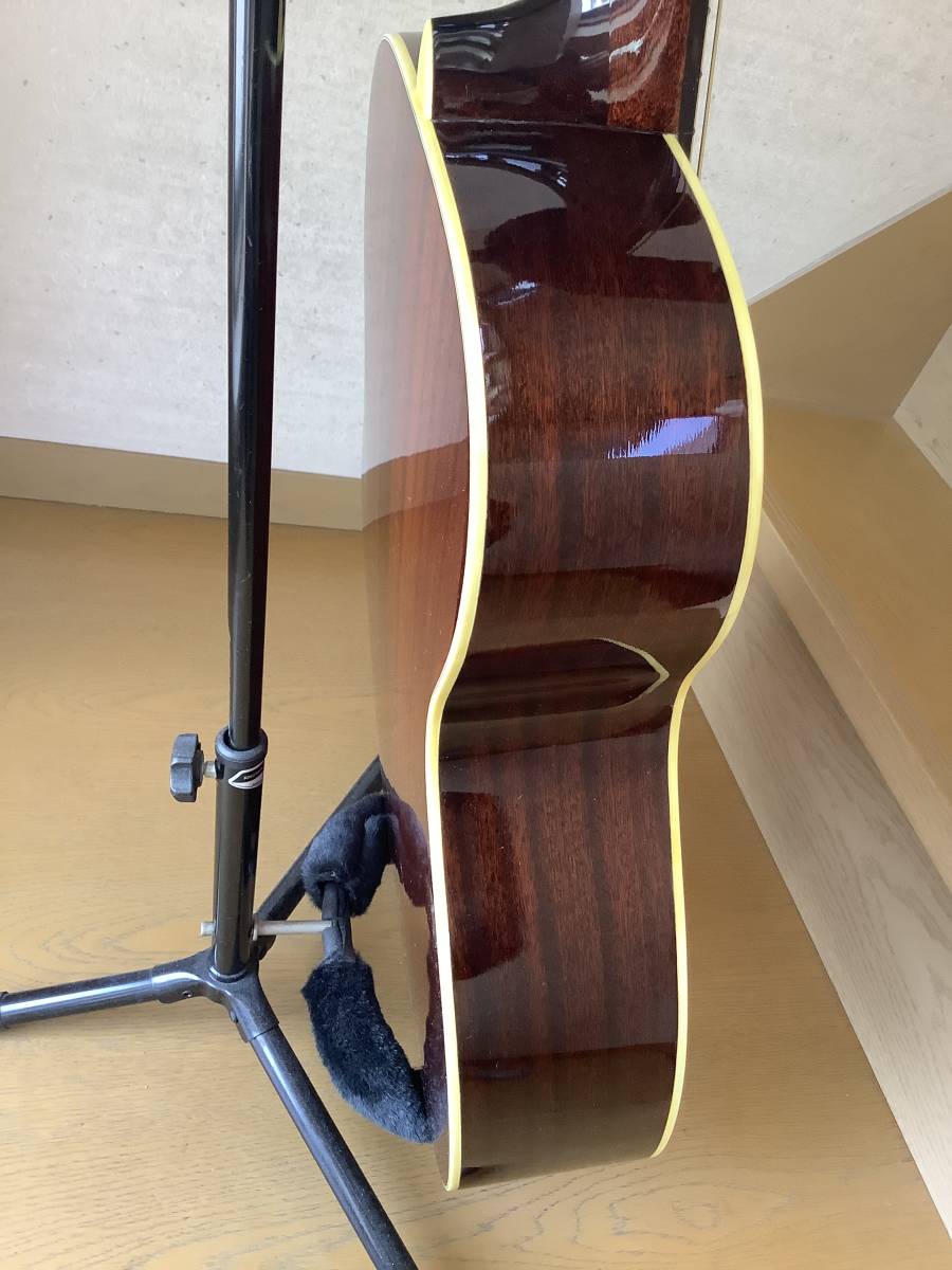 送料無料 レコーディング キング RO-16 トップ単板 トリプルOタイプ アコースティックギター 美品 ギグバック付の画像4