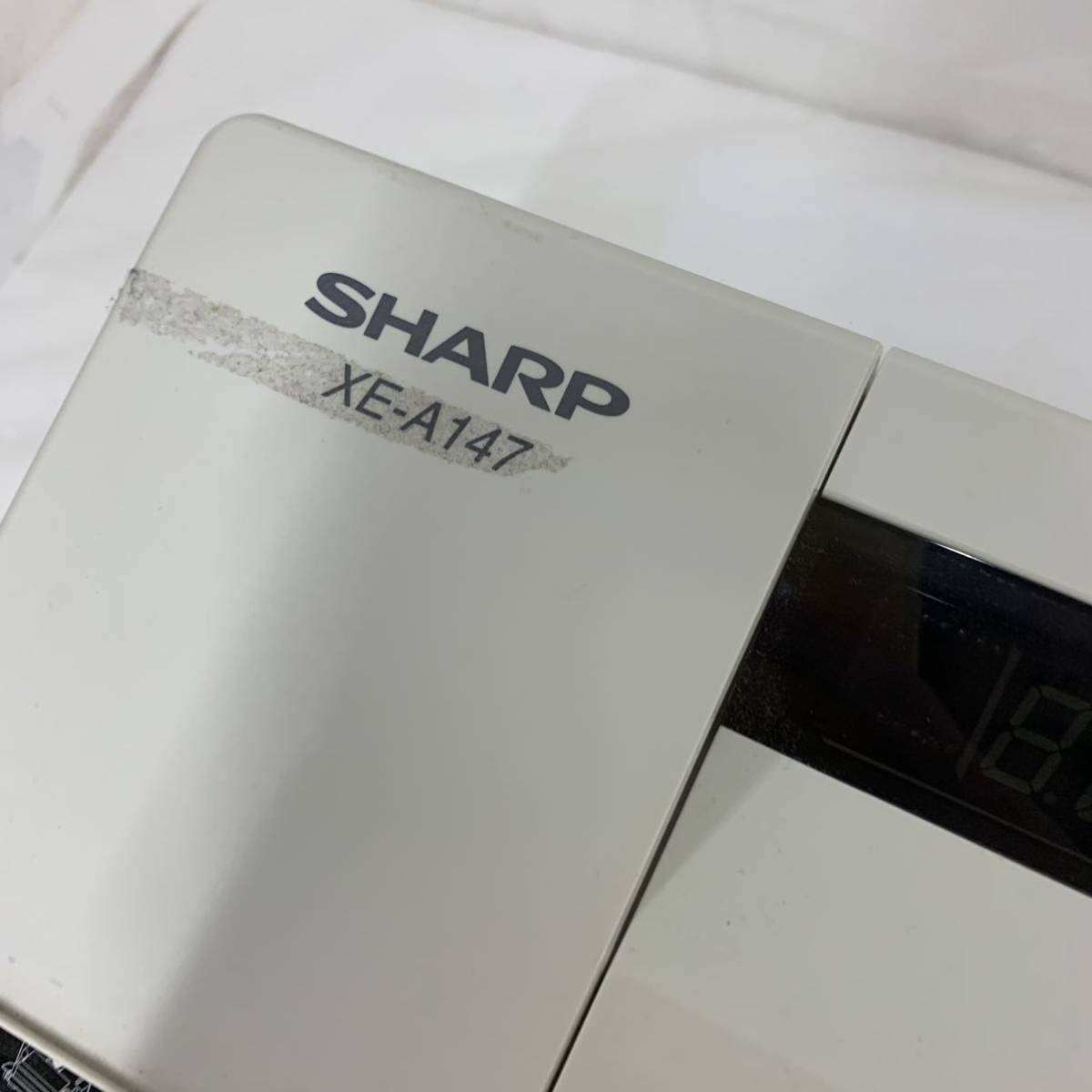 【直接引取可】 1円出品通電ok SHARP シャープ 電子レジスタ XE-A147店舗用レジ 業務用 説明書付き カ4の画像4