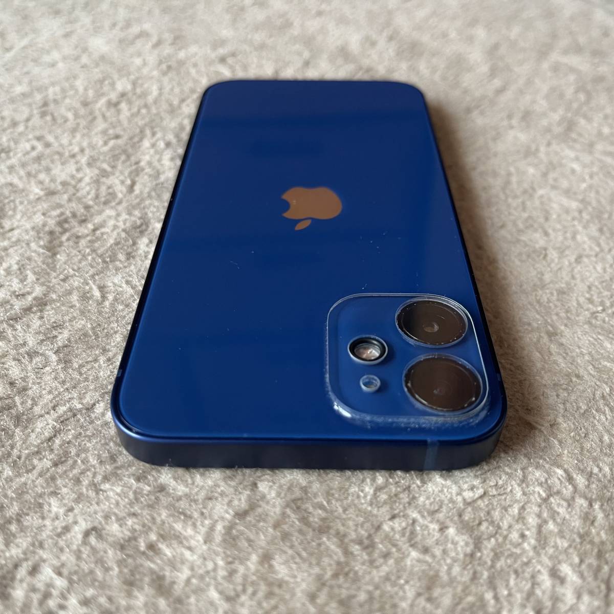 iPhone 12 mini ブルー 128 GB docomo ガラスフィルム