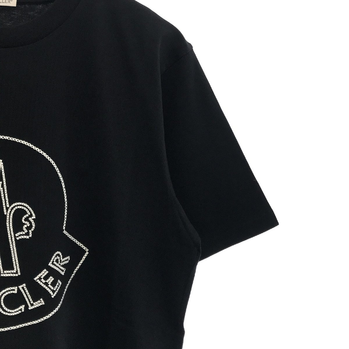 MONCLER モンクレール 半袖Tシャツ 半袖 Tシャツ ブラック系 コットン