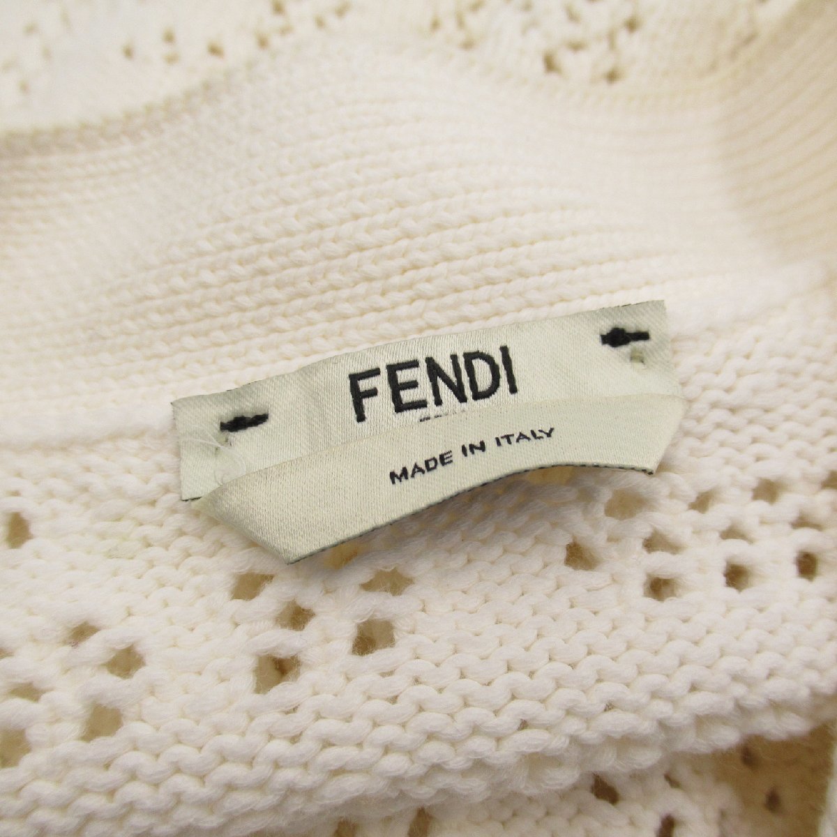 品揃え豊富で カーディガン カーディガン フェンディ FENDI ホワイト系