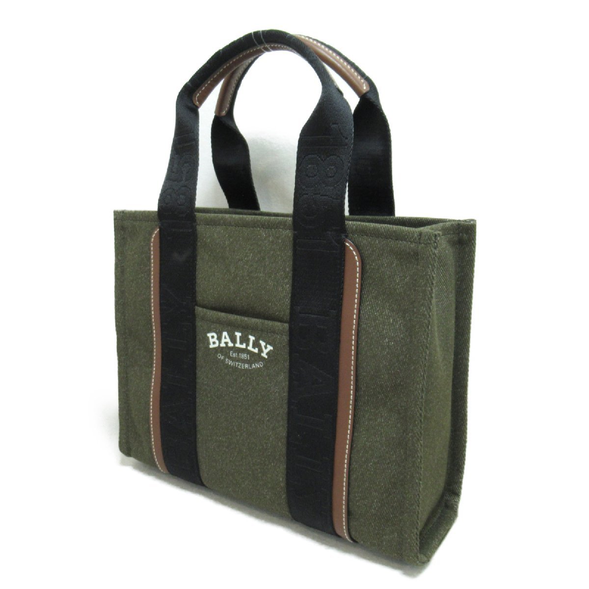 BALLY バリー トートバッグ トートバッグ カーキ系 キャンバス