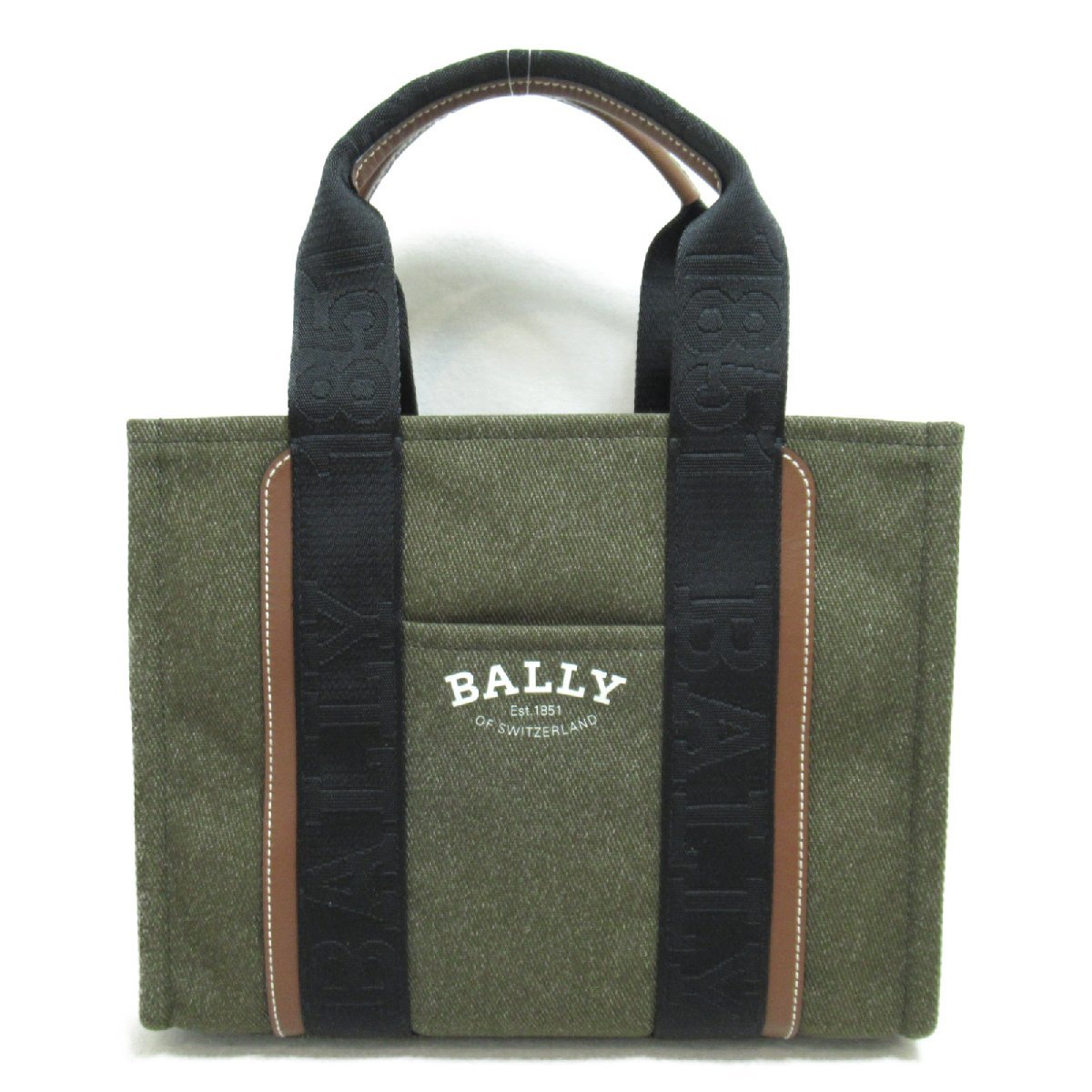 BALLY バリー トートバッグ トートバッグ カーキ系 キャンバス