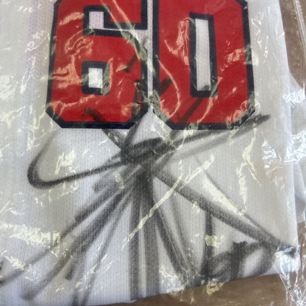  Hiroshima Toyo Carp cheap part player 60 number player era autograph autograph attaching replica uniform white Home 