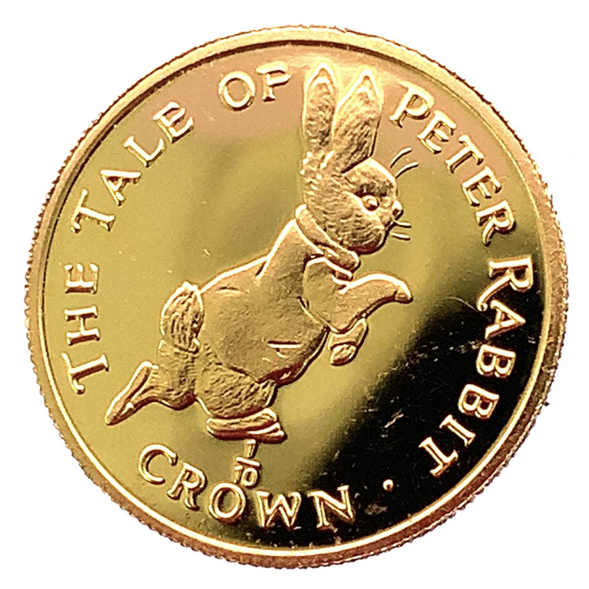 ピーターラビット金貨 ジブラルタル エリザベス女王 1/10オンス 1995年