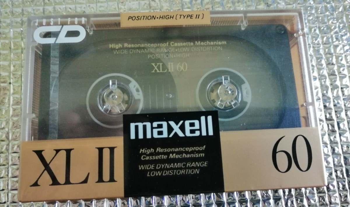 送料込 未開封 ハイポジション maxell XLⅡ 60分 カセットテープ 未使用 マクセル_画像1