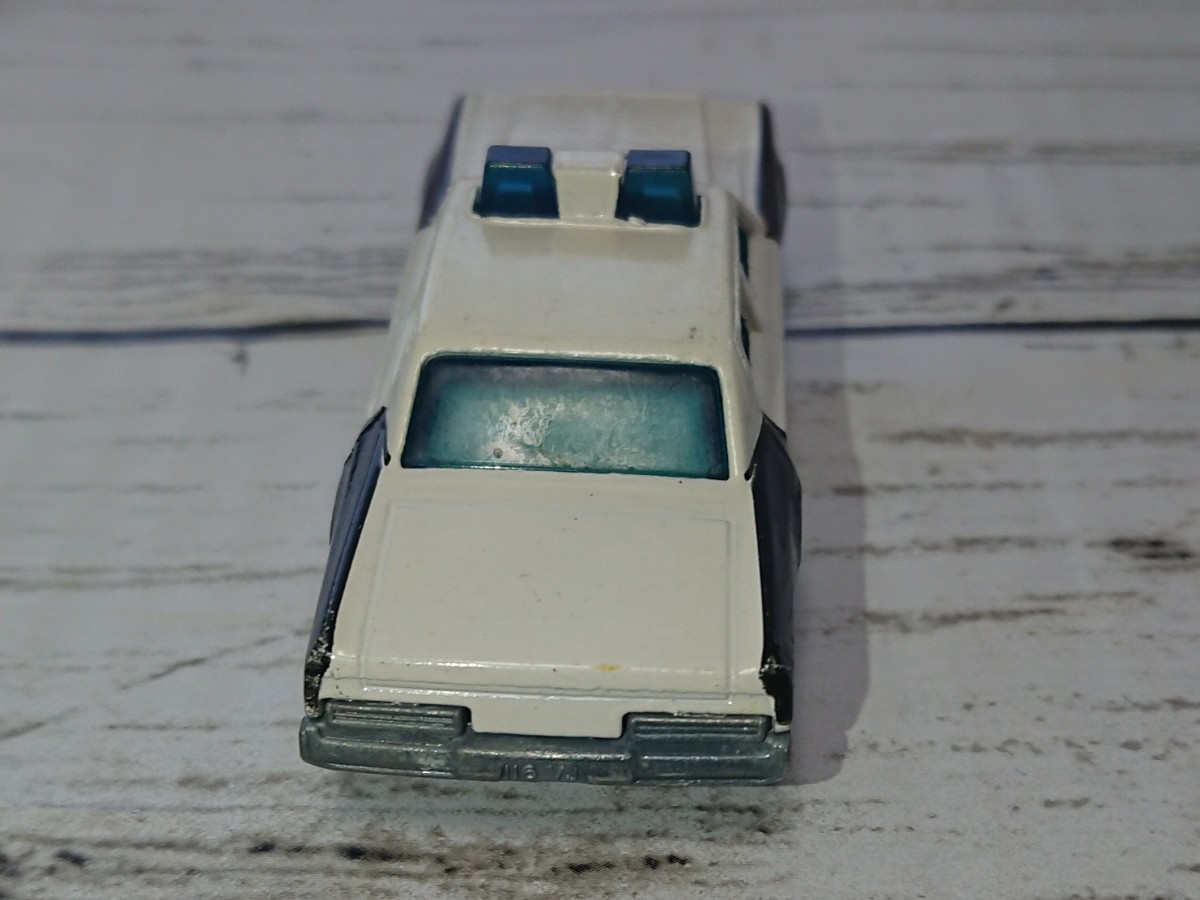  minicar Matchbox rez knee 1979 super fast Prima s gran Fury patrol car England made 