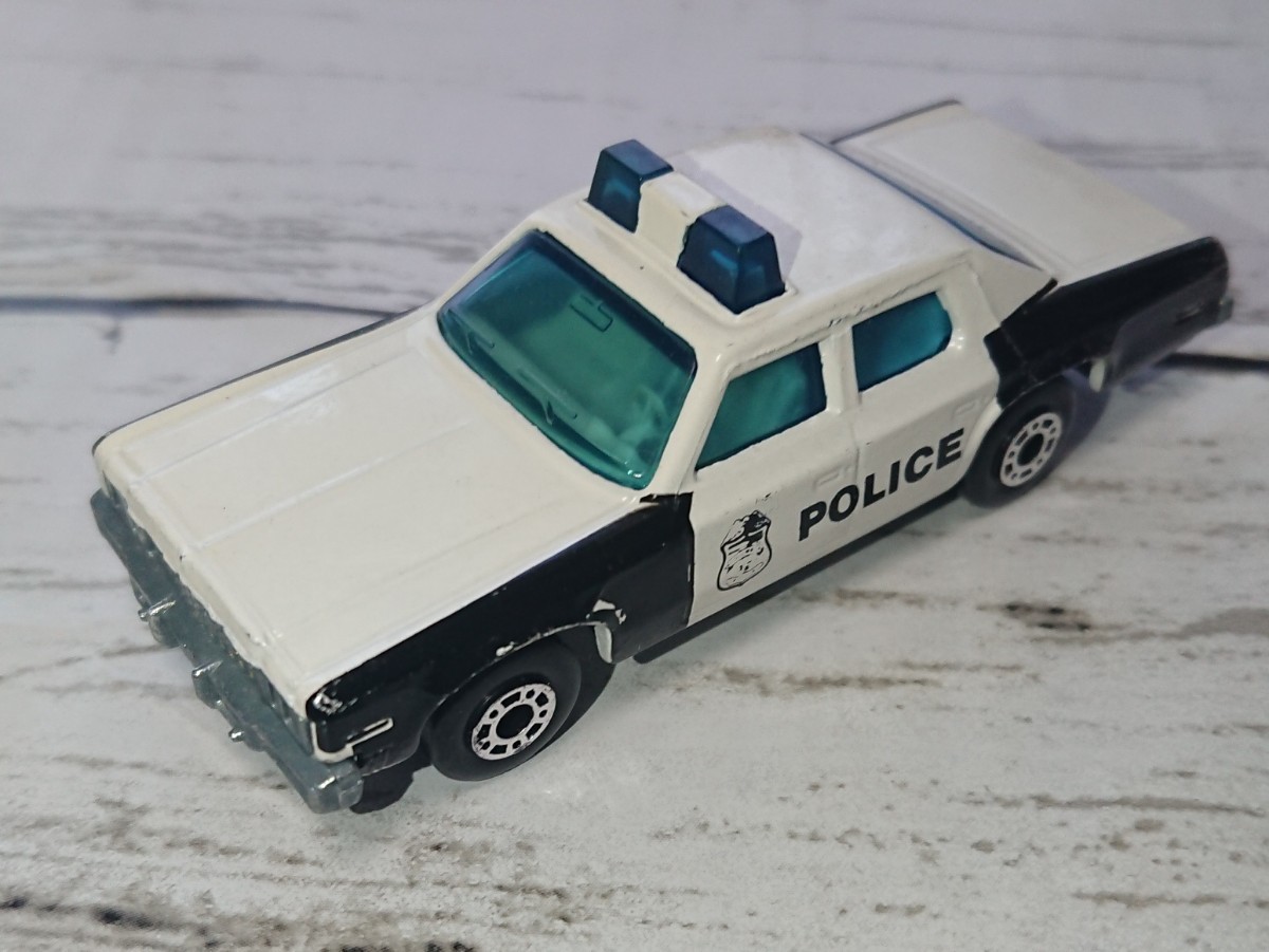  minicar Matchbox rez knee 1979 super fast Prima s gran Fury patrol car England made 