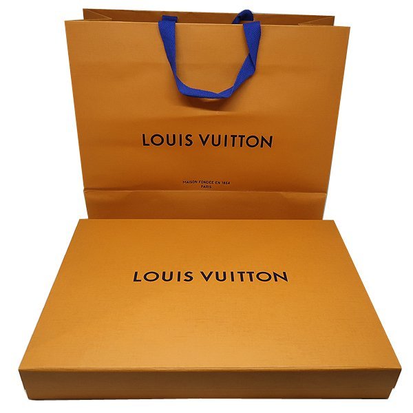 DKG☆ LOUIS VUITTON ルイヴィトン 新型 ボックス 箱 ＆ 袋 ヴィトン 2点 ③ 美品 空箱 オレンジ ボックス 紙袋 