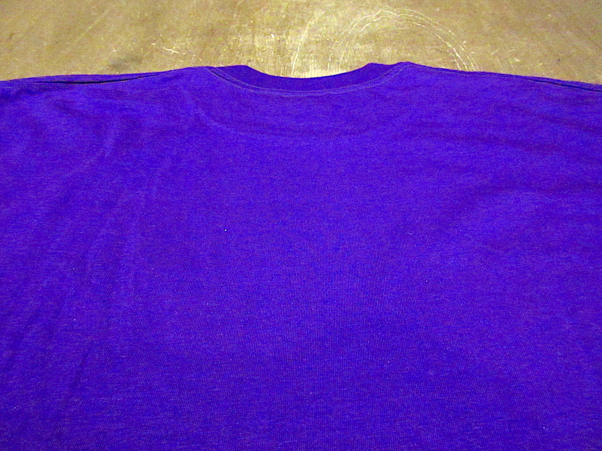 ビンテージ80's●MARDI GRAS半袖プリントTシャツ紫size L●230514m7-m-tsh-otニューオリンズトップスメンズ古着_画像4
