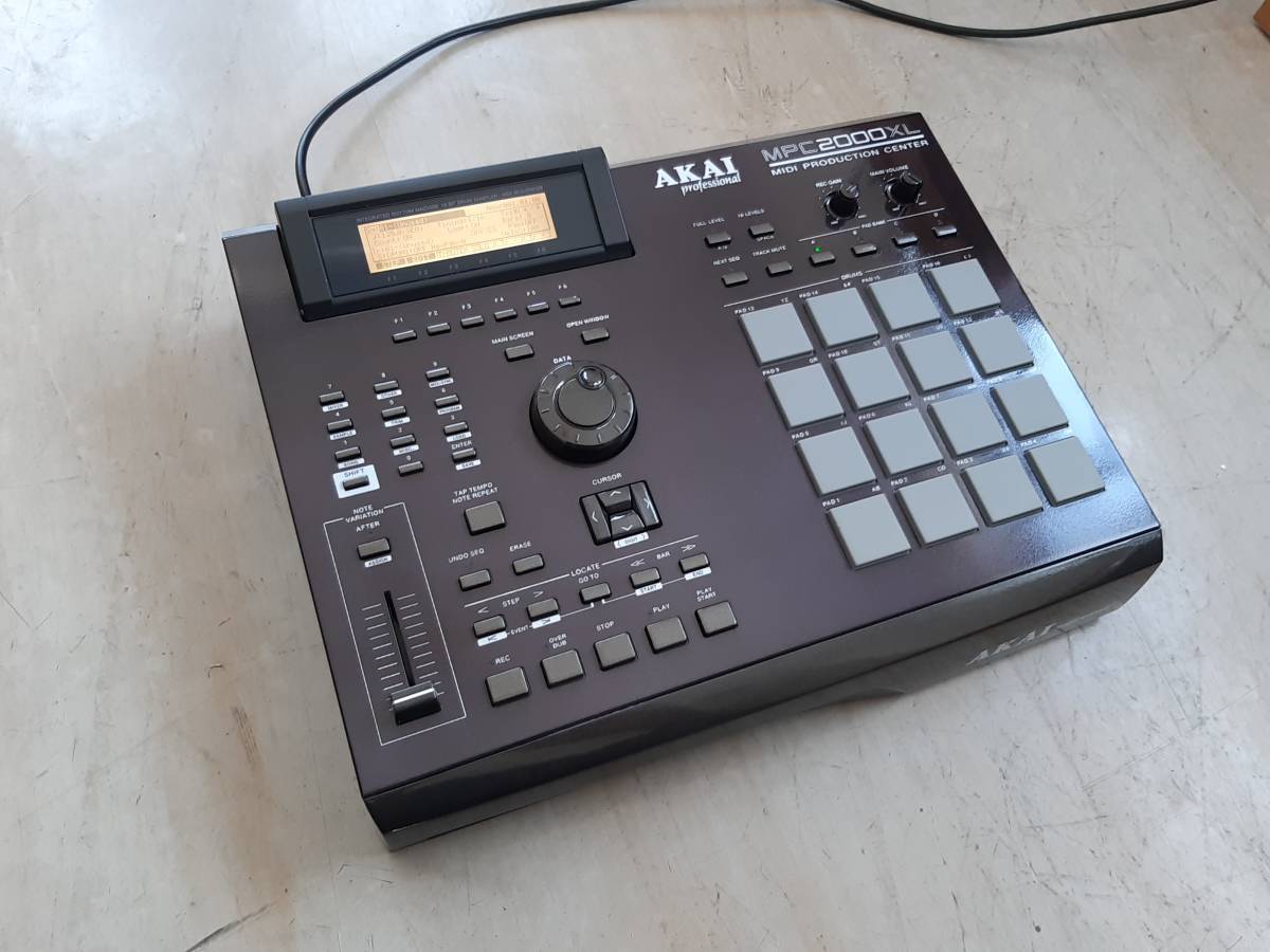 美品！レア ディープパープル！メンテ済み! AKAI MPC 2000XL CF搭載 全