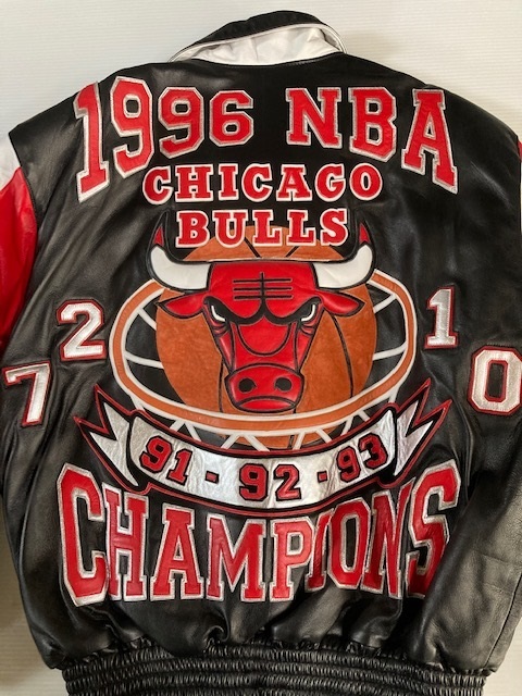 Chicago Bulls Jacket Jeff Hamilton 72-10 1996 Championship_画像5