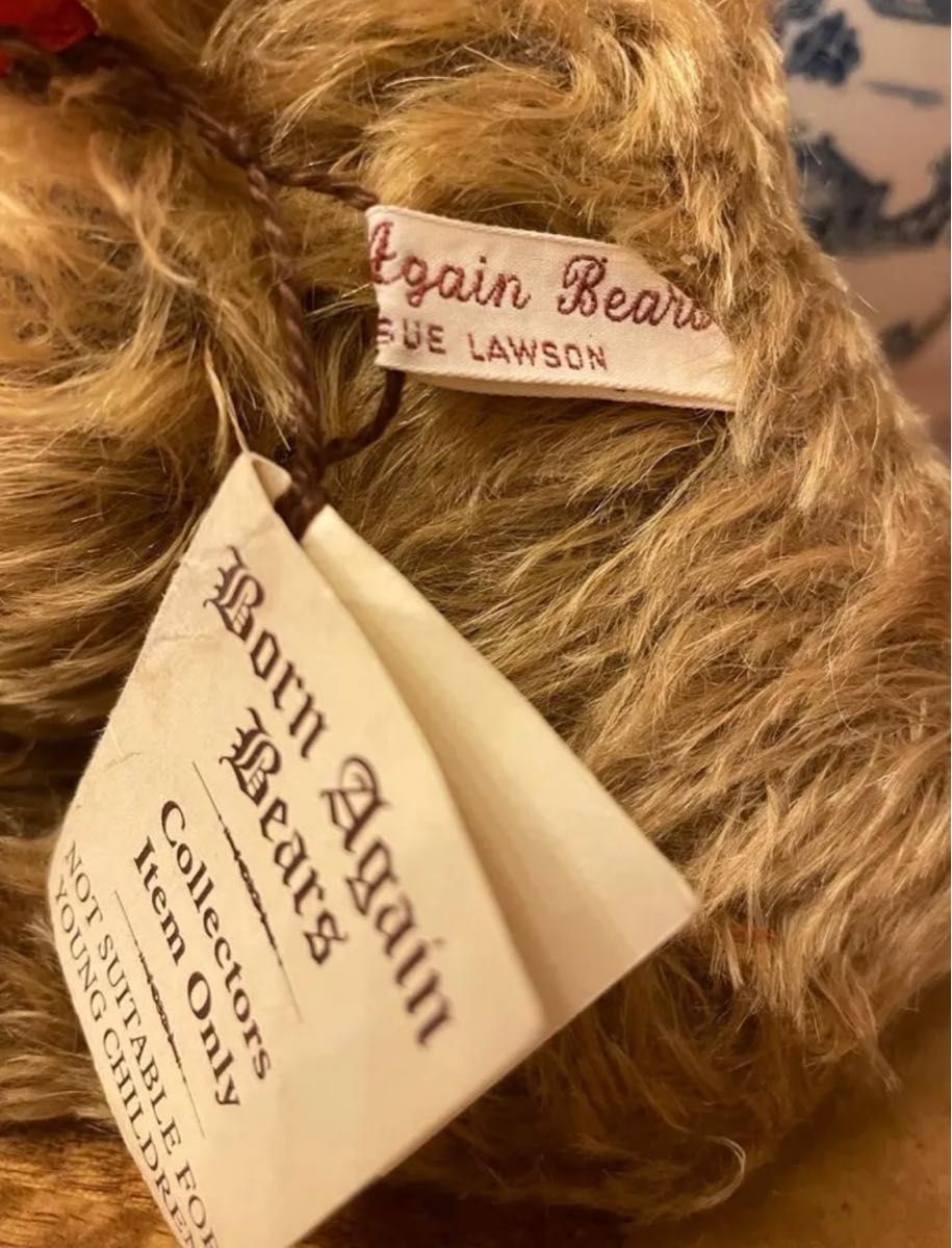 稀少 モヘアテディベア ハンドメイド スーローソン BornAgainBears