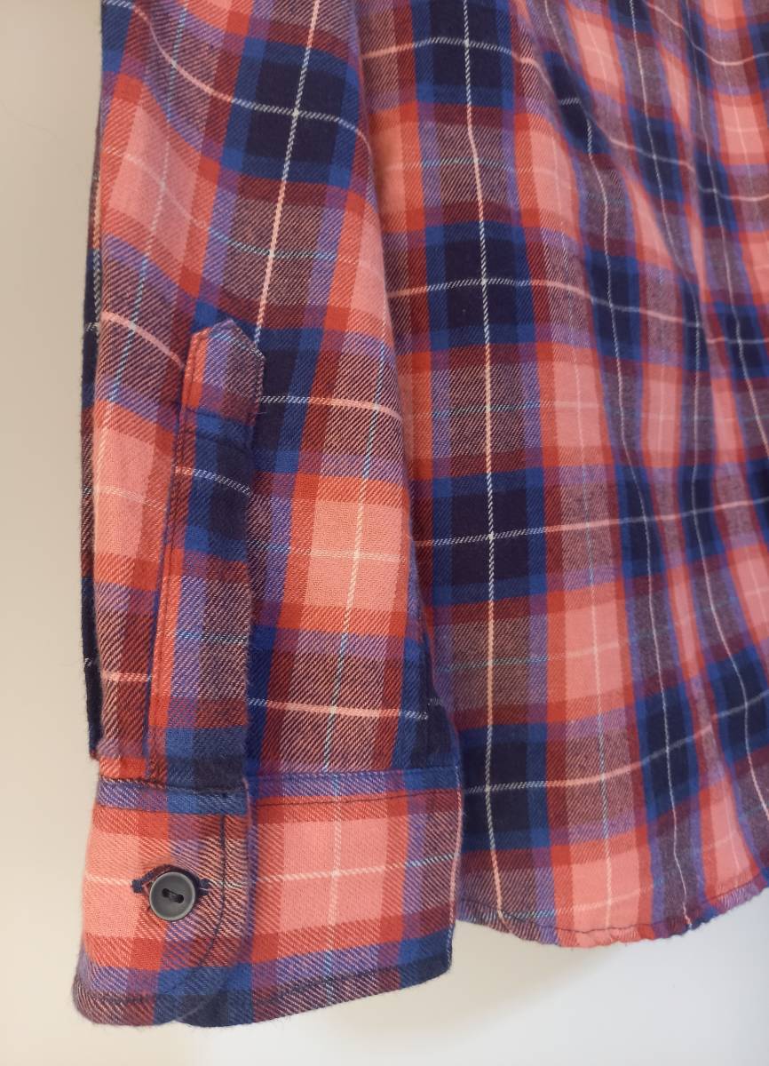 UNIQLO ユニクロ フランネルチェックシャツ M レディース長袖シャツ