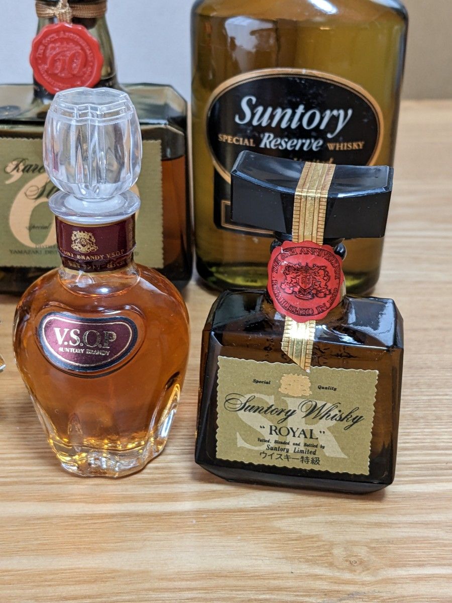 サントリーブランデー その他ミニボトル古酒未開封 8本まとめ売り-
