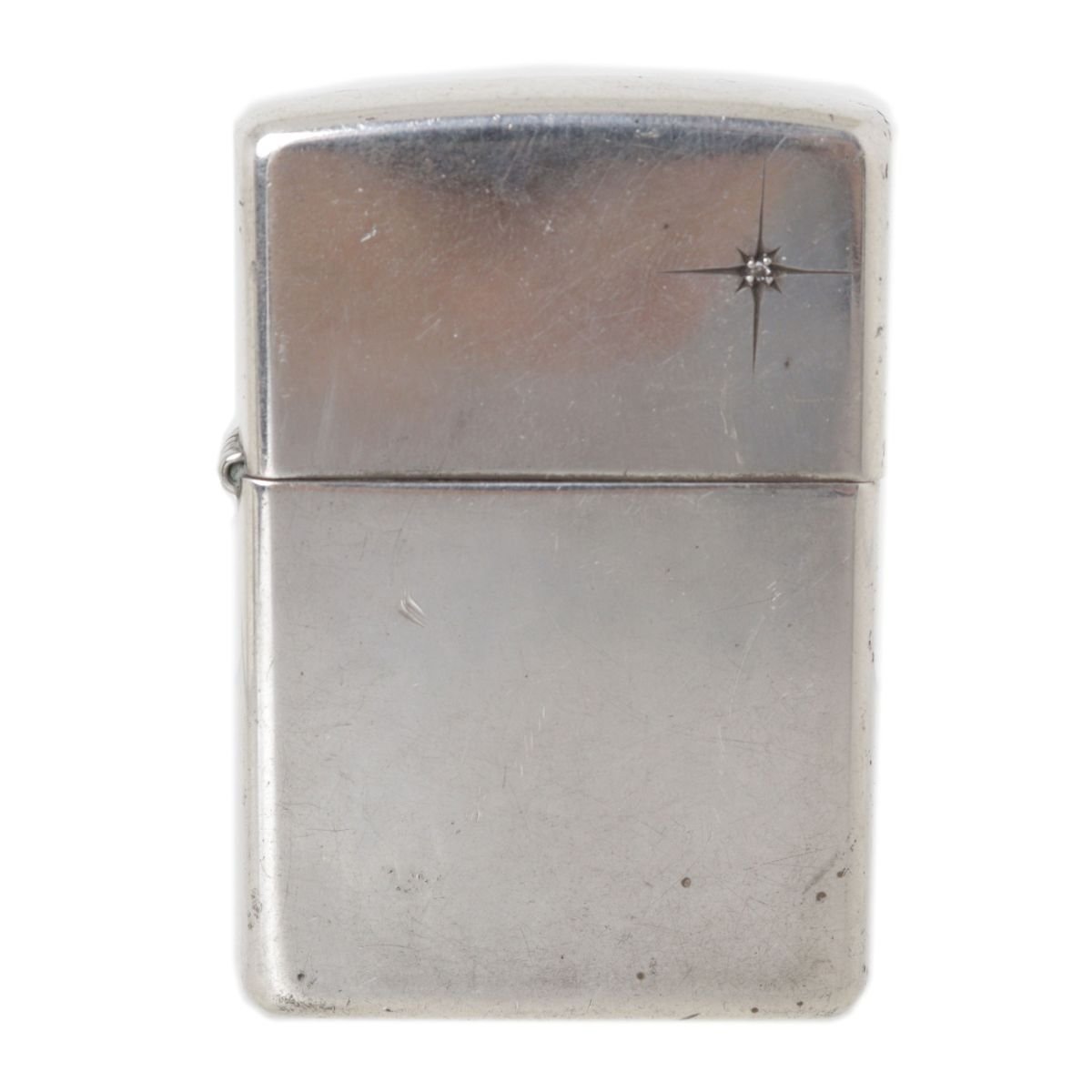 ZIPPO ジッポー 2003年限定 STERLING 1P ダイヤモンド STERLING SILVER(925)×ダイヤモンド A03 重量34.2g NT Cランク_画像1