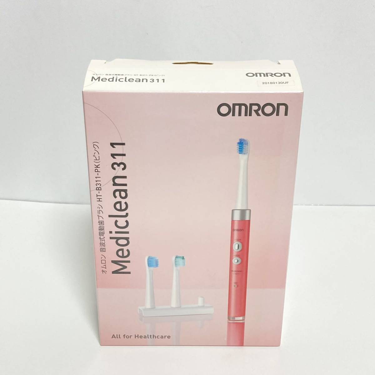 64％以上節約 オムロン 電動歯ブラシ ピンク OMRON Mediclean メディクリーン 音波式 HT-B319-PK 