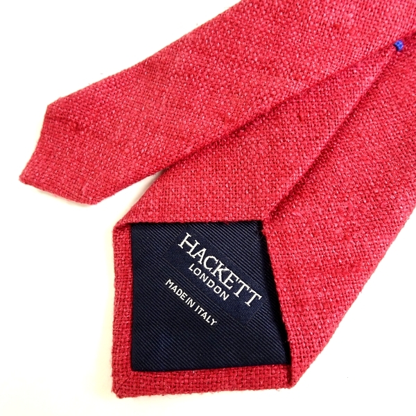 ■HACKETT LONDON ハケット ロンドン 新品 定価1.2万 イタリア製 絹100％ シルク ネクタイ HM052554 4CS ▲008▼are3086e_画像3