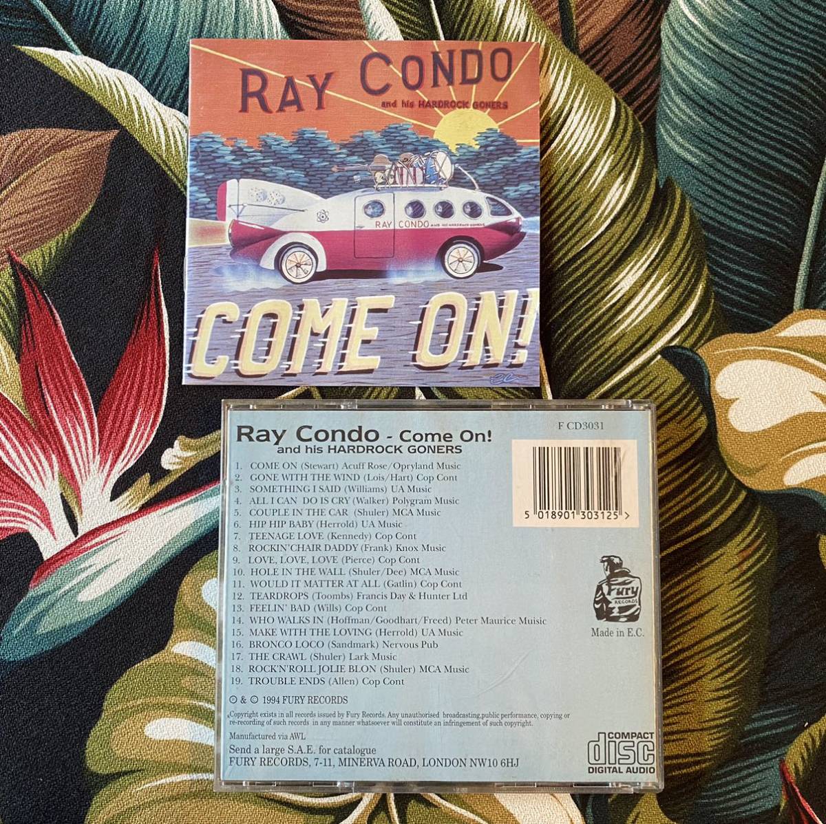 Ray Condo & His Hardrock Goners CD Come On .. Canadian Rockabilly ロカビリー_画像1