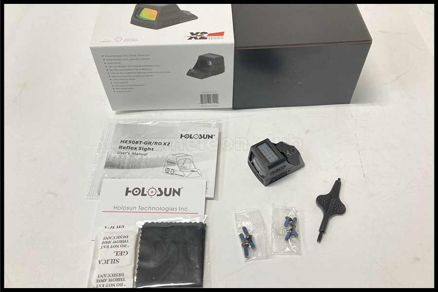 東京)HOLOSUN/ホロサン HE508T-RD ソーラー レッドドットサイト 実物