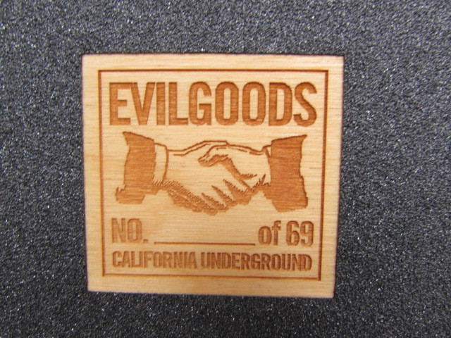 EVILGOOD UNDERGROUND CALIFORNIA SKATEBOARDS LA BLUE / エヴィルグッド　カリフォルニア　スケートボード　ＬＡブルー_画像4