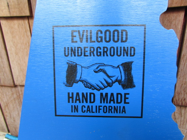 EVILGOOD UNDERGROUND CALIFORNIA SKATEBOARDS LA BLUE / エヴィルグッド　カリフォルニア　スケートボード　ＬＡブルー_画像2