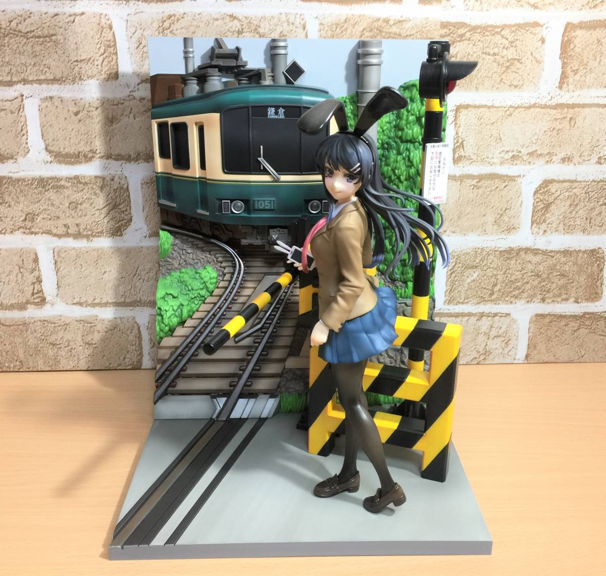 桜島麻衣 江ノ電 Ver. フィギュア 1/7スケール 青春ブタ野郎はバニー