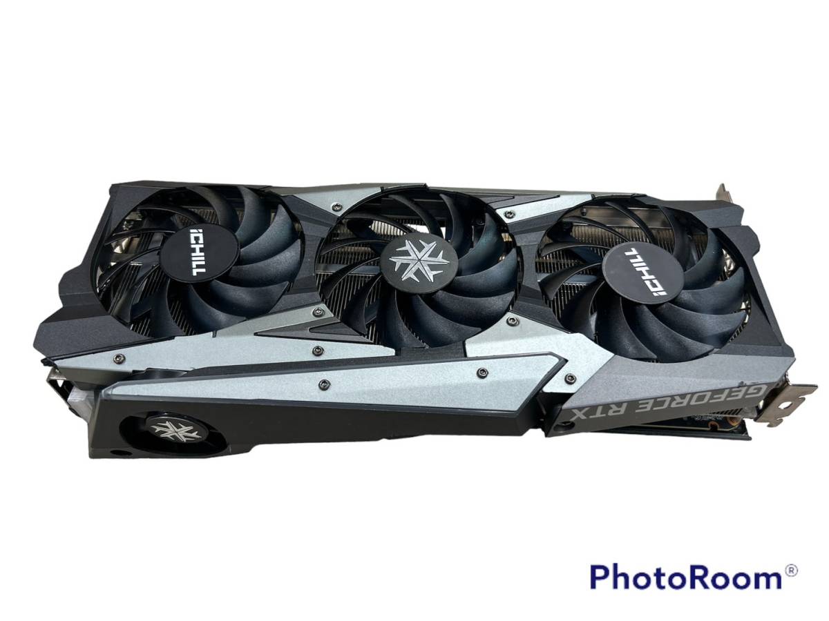 ジャンク】通電〇iCHILLGeForce RTX 3070 グラフィックボードRO-0508-4