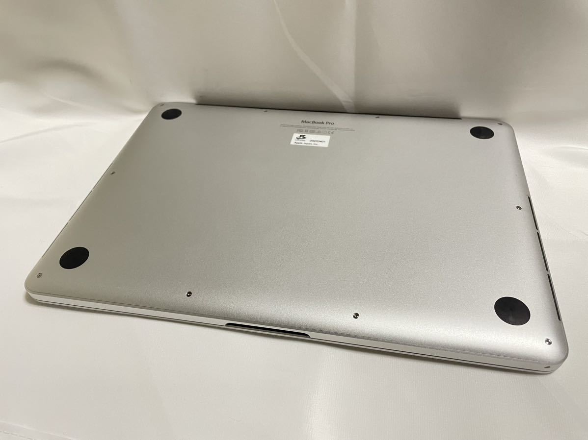 ②【美品】Apple MacBook Pro (Retina 13-inch、Early 2015) Core i5