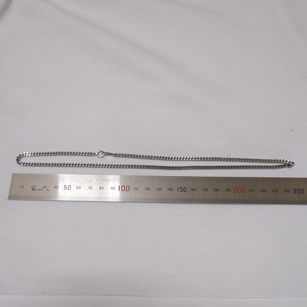 喜平ネックレス 2面シングル 50cm 30.0g Pt850 造幣局検定刻印 ホール