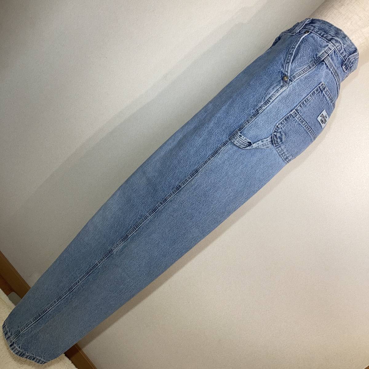 B250■USA пр-во   бу одежда ★00s/Lee DUNGAREES...★ индиго  Denim  ★... брюки  ■US 7